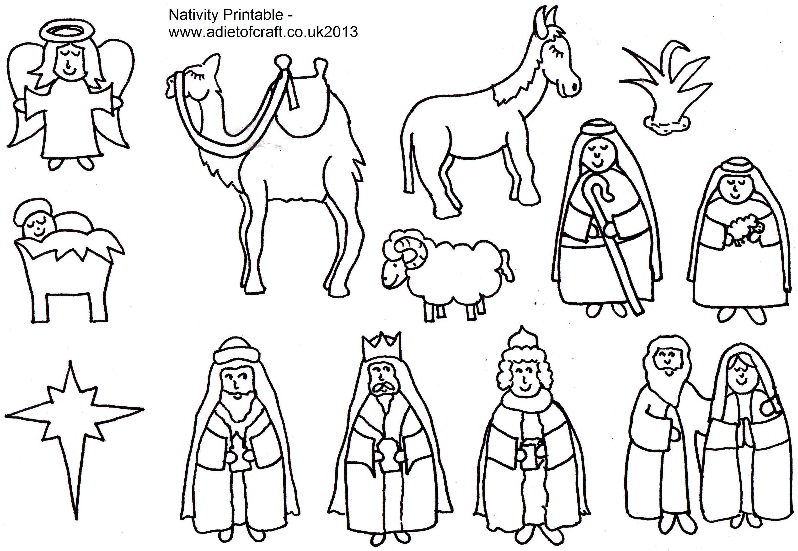 Nativity scene coloring pages printables nativity coloring nativity coloring pages nativity story printable