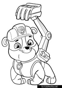 Paw patrol coloring pages