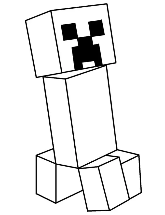 Minecraft creeper malvorlagen