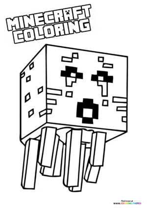 Minecraft pages for kids free and easy print or download