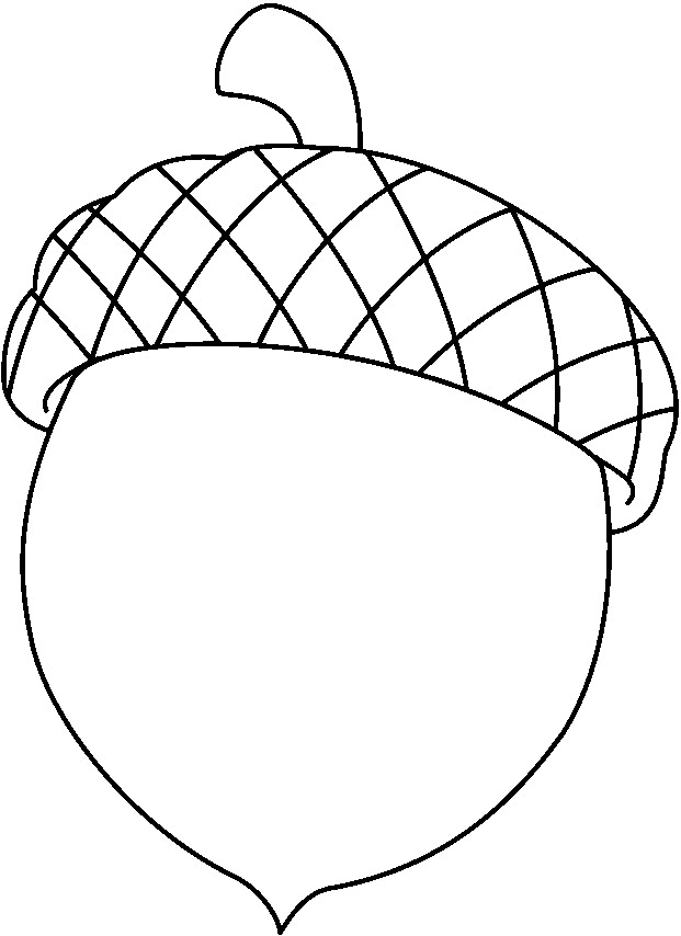 Acorn coloring pages to print sketch coloring page