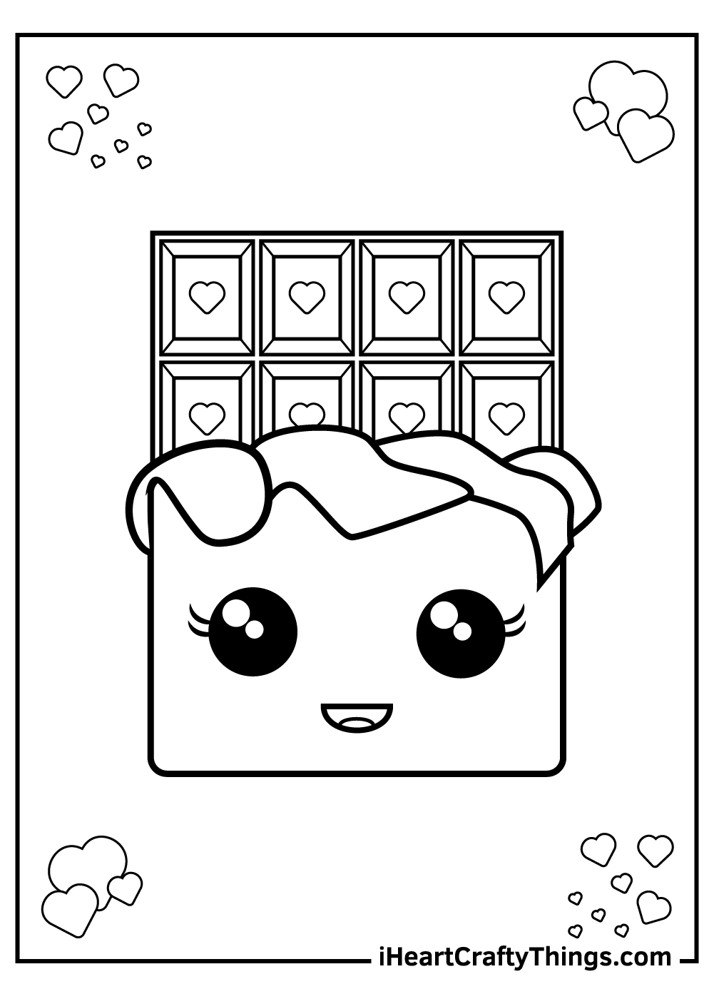 Candy coloring pages free printables