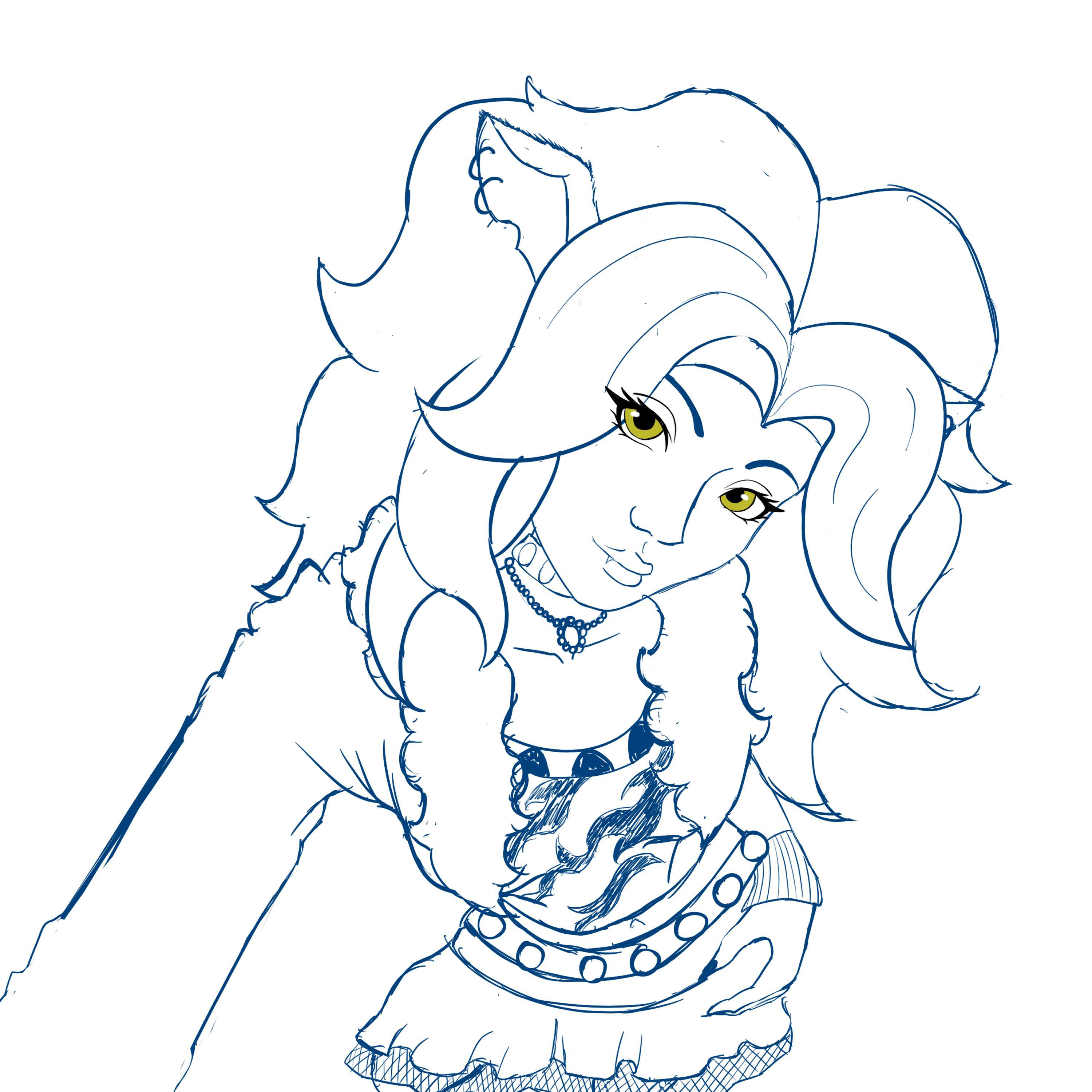 I really wanted to share this clawdeen wolf sketch i made some weeks ago rmonsterhigh