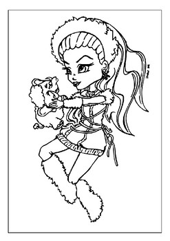 Monster high coloring sheets for kids spark creativity in your child