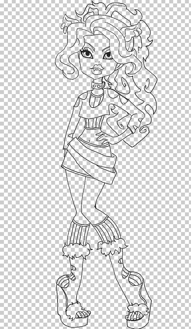 Monster high clawdeen wolf doll monster high clawdeen wolf doll colouring pages coloring book png clipart