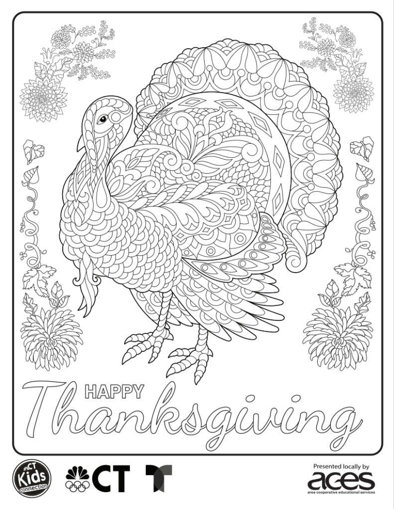 Kids connection thanksgiving printable activity sheets â nbc connecticut