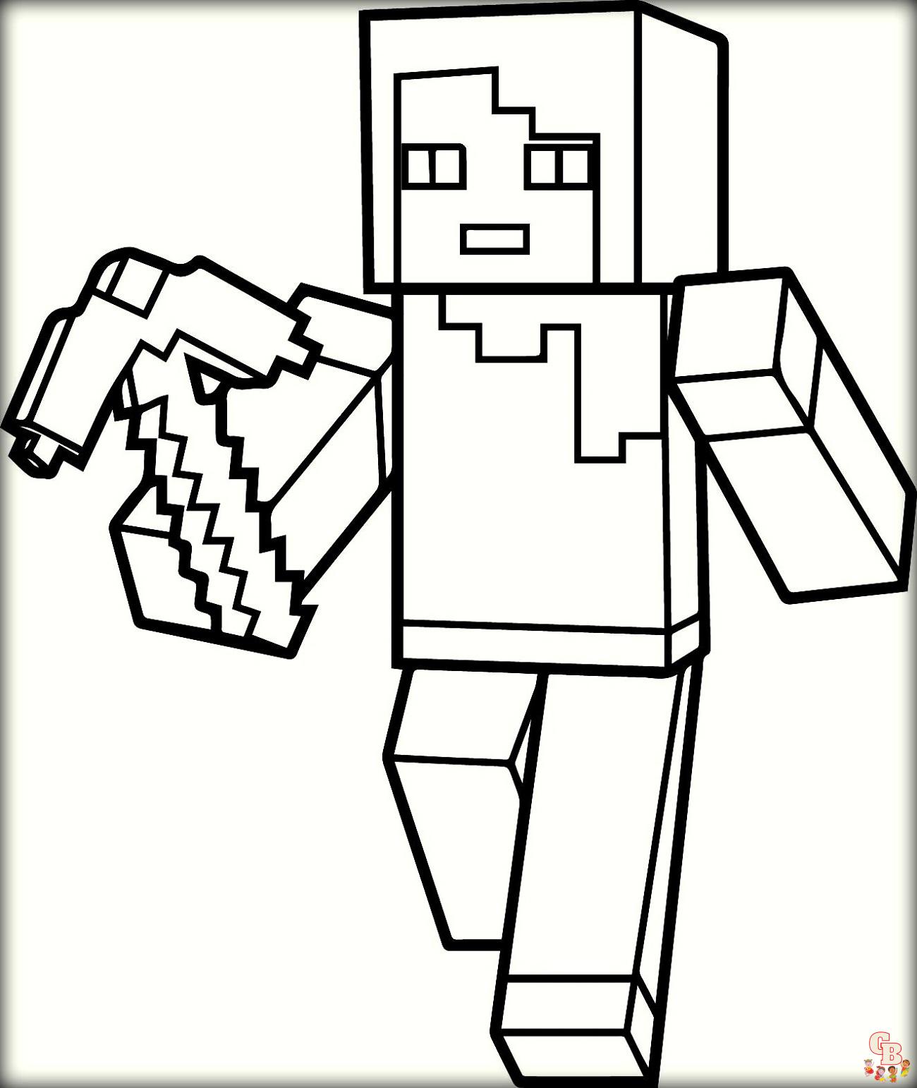 Creeper coloring pages printable free and easy to print