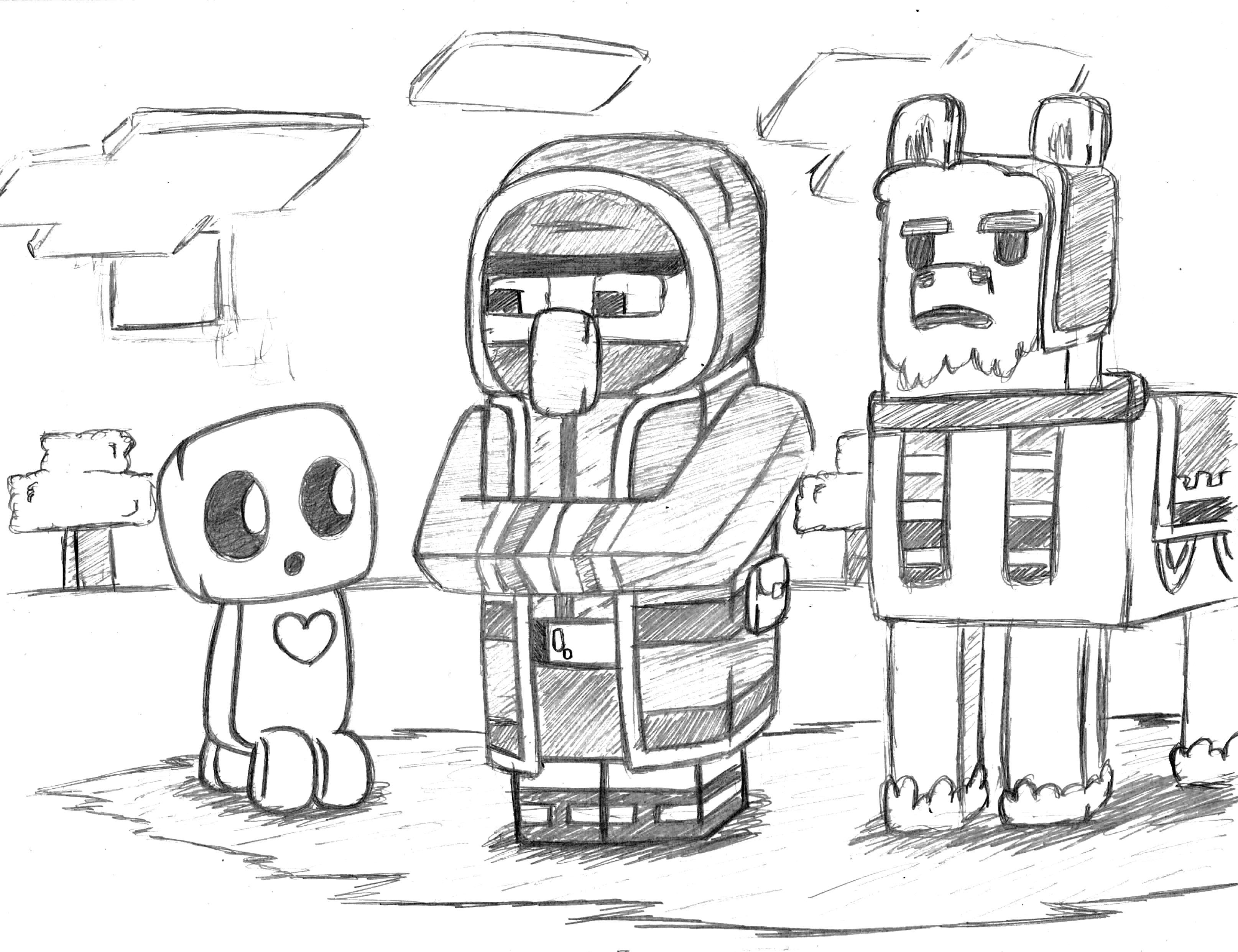 Snapshot wa art with patches the creeper rminecraft