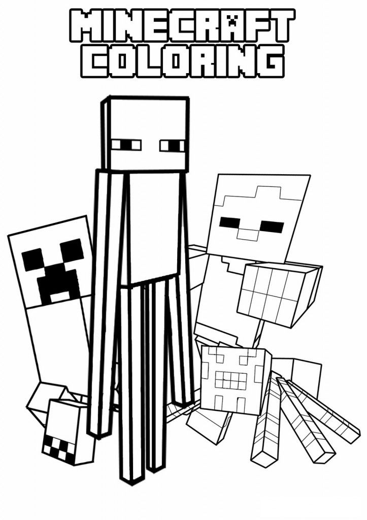 Minecraft free printable coloring pages minecraft coloring pages minecraft printables creeper minecraft