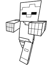 Minecraft coloring pages pictures