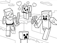 Ðï printable minecraft coloring pages for free