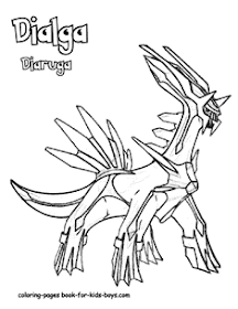 Pokemon dialga coloring pages ideas