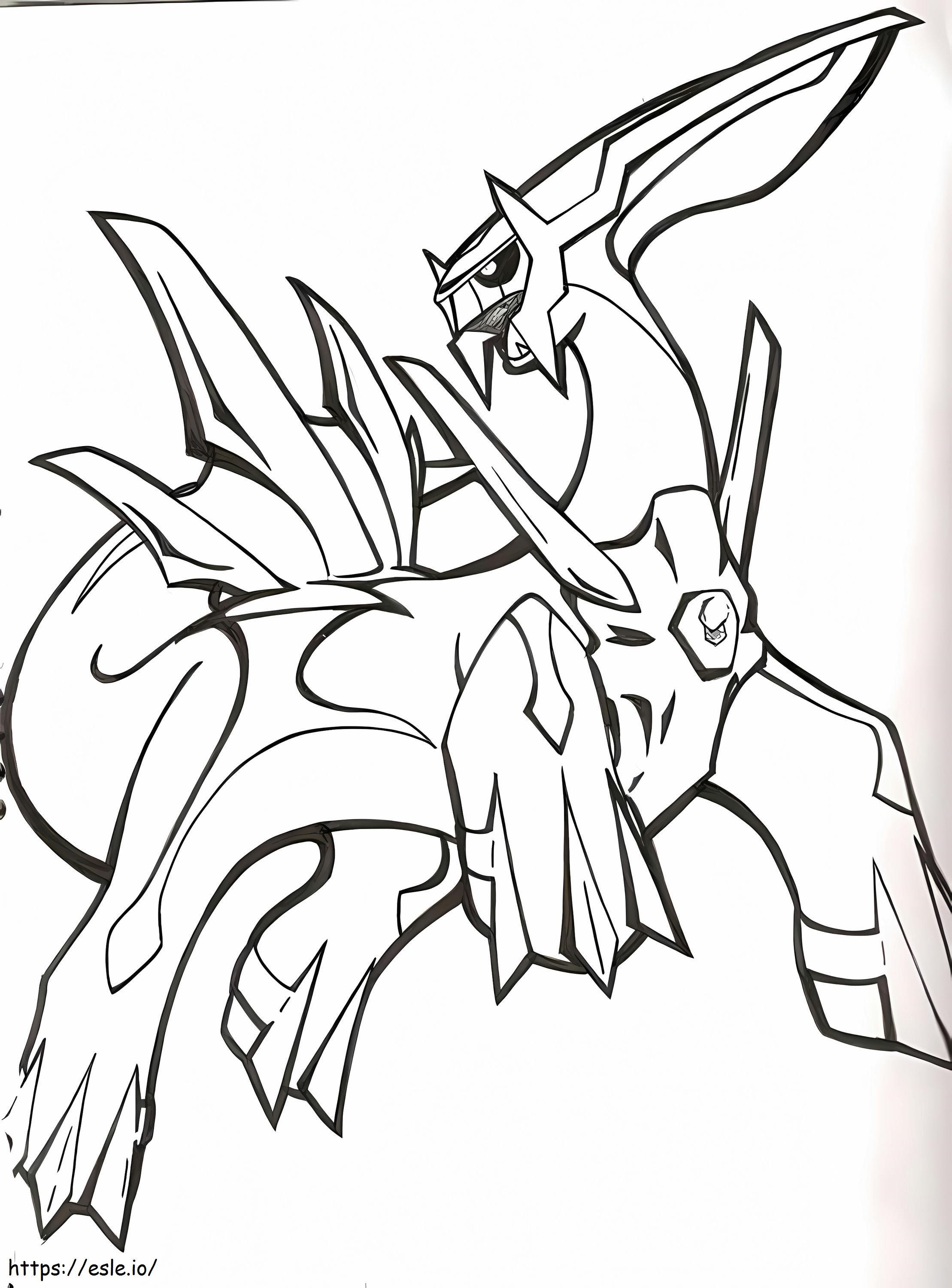 Dialga coloring page