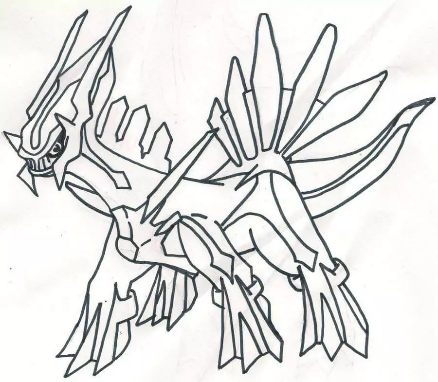 Dialga coloring page