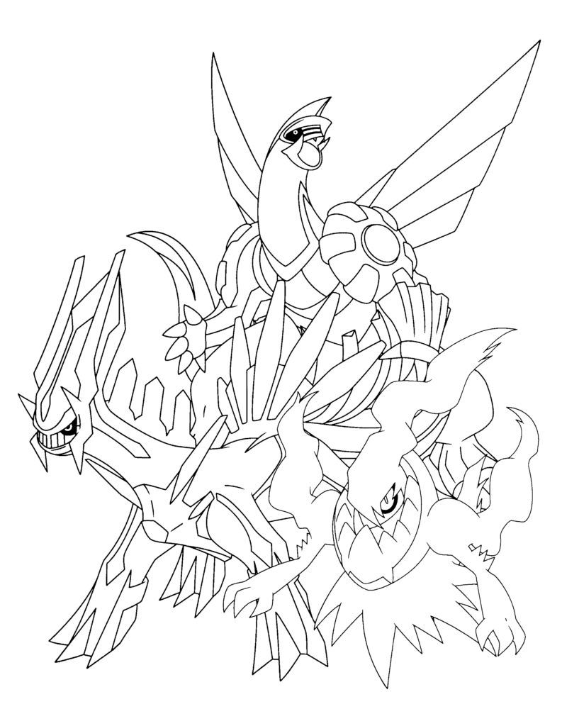 Palkia dialga darkrai pokemon coloring pages pokemon coloring sheets pokemon coloring