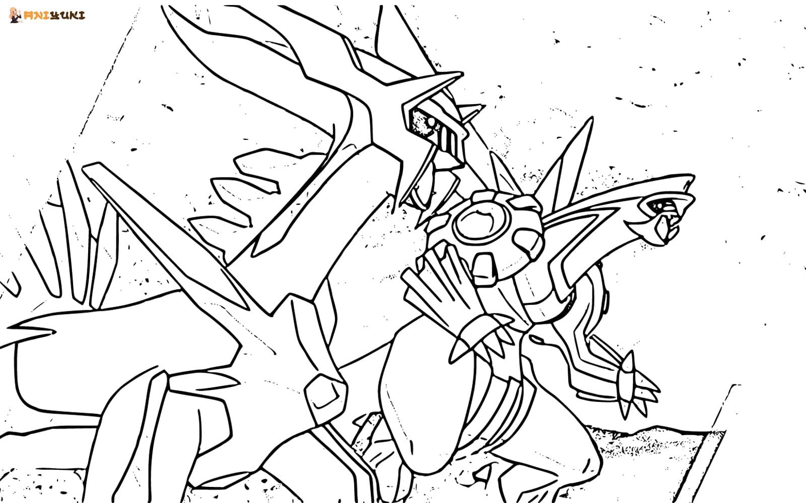 Palkia coloring pages