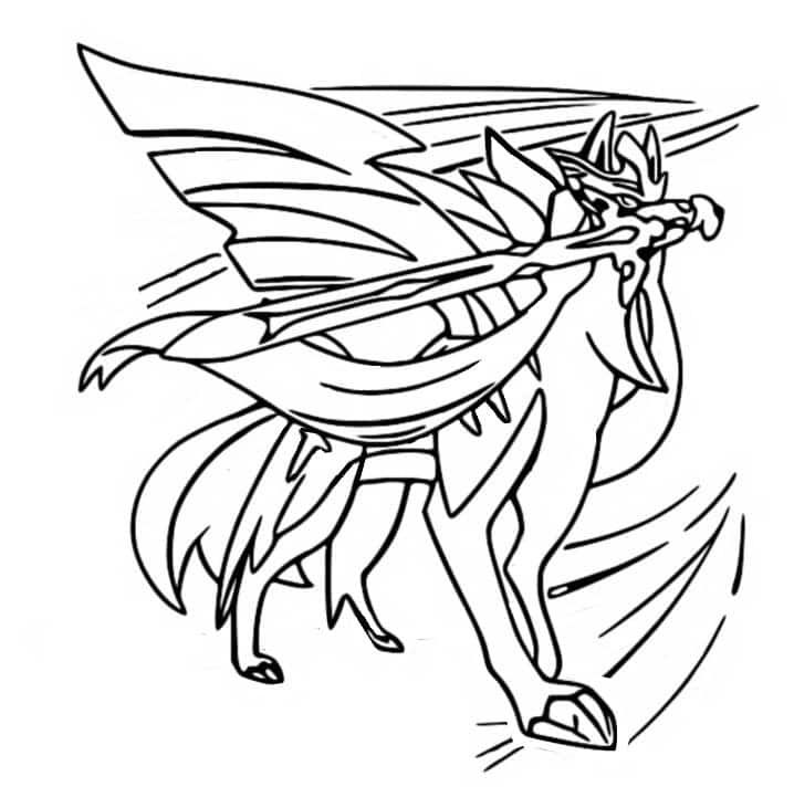 Coloring pages of legendary pokemon for children