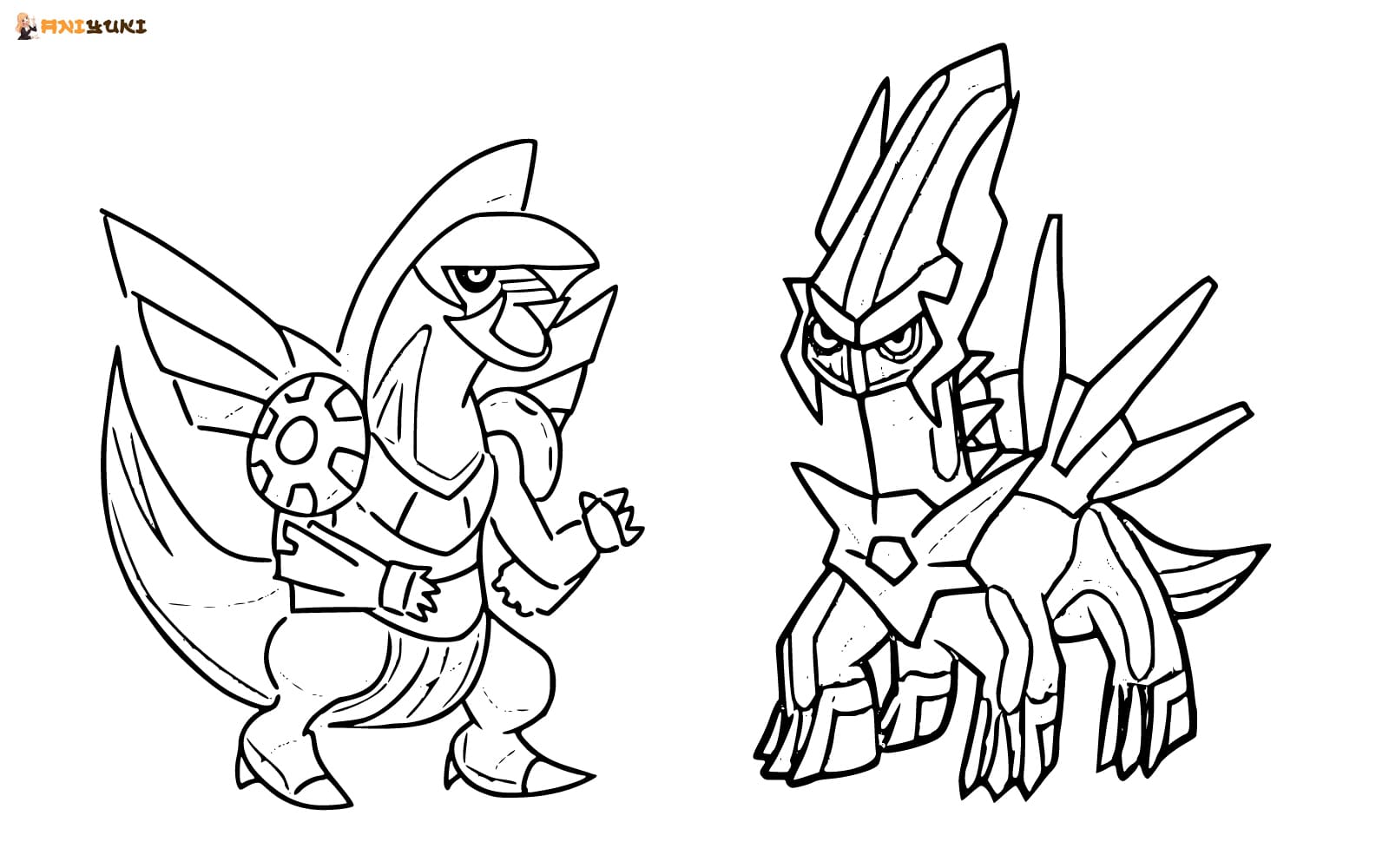 Palkia coloring pages