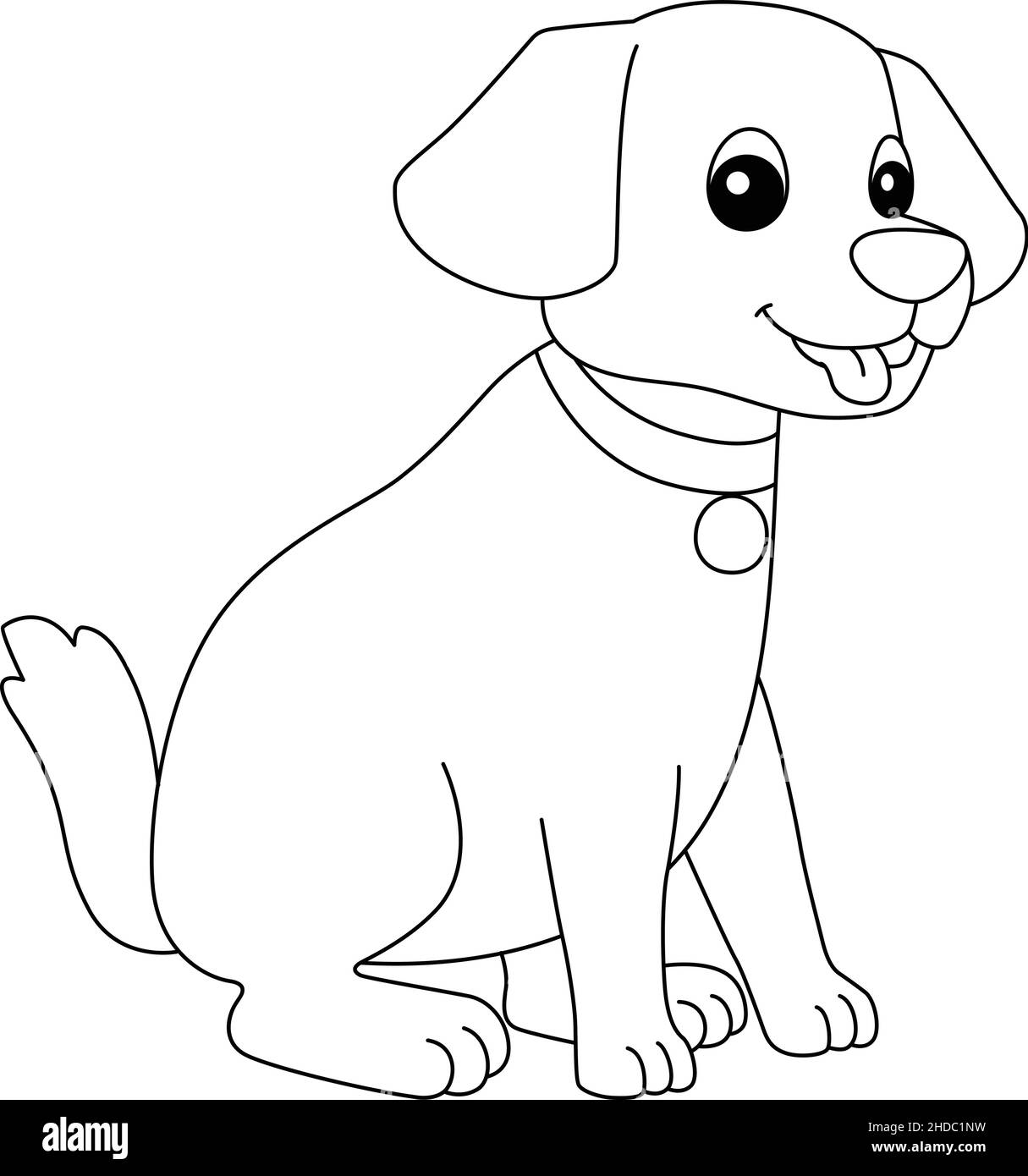 Dog coloring hi