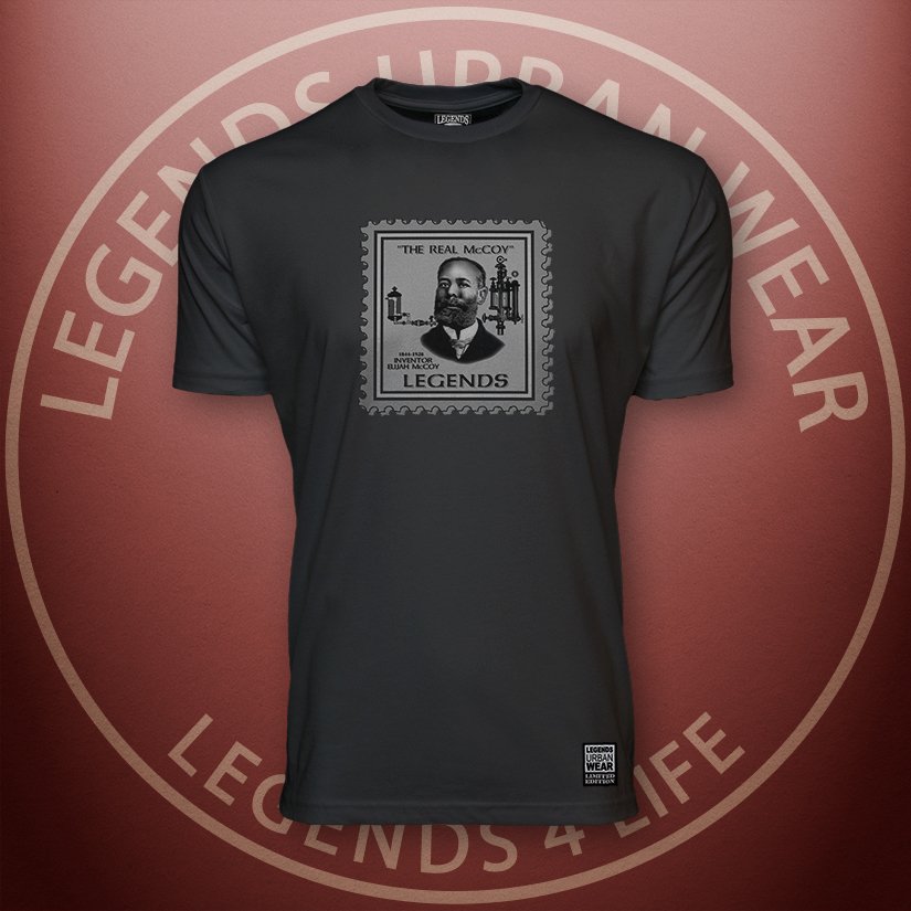 Legends urban wear elijah mccoy mens premium tee