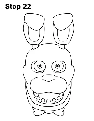 How to draw bonnie five nights at freddys