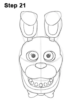 How to draw bonnie five nights at freddys