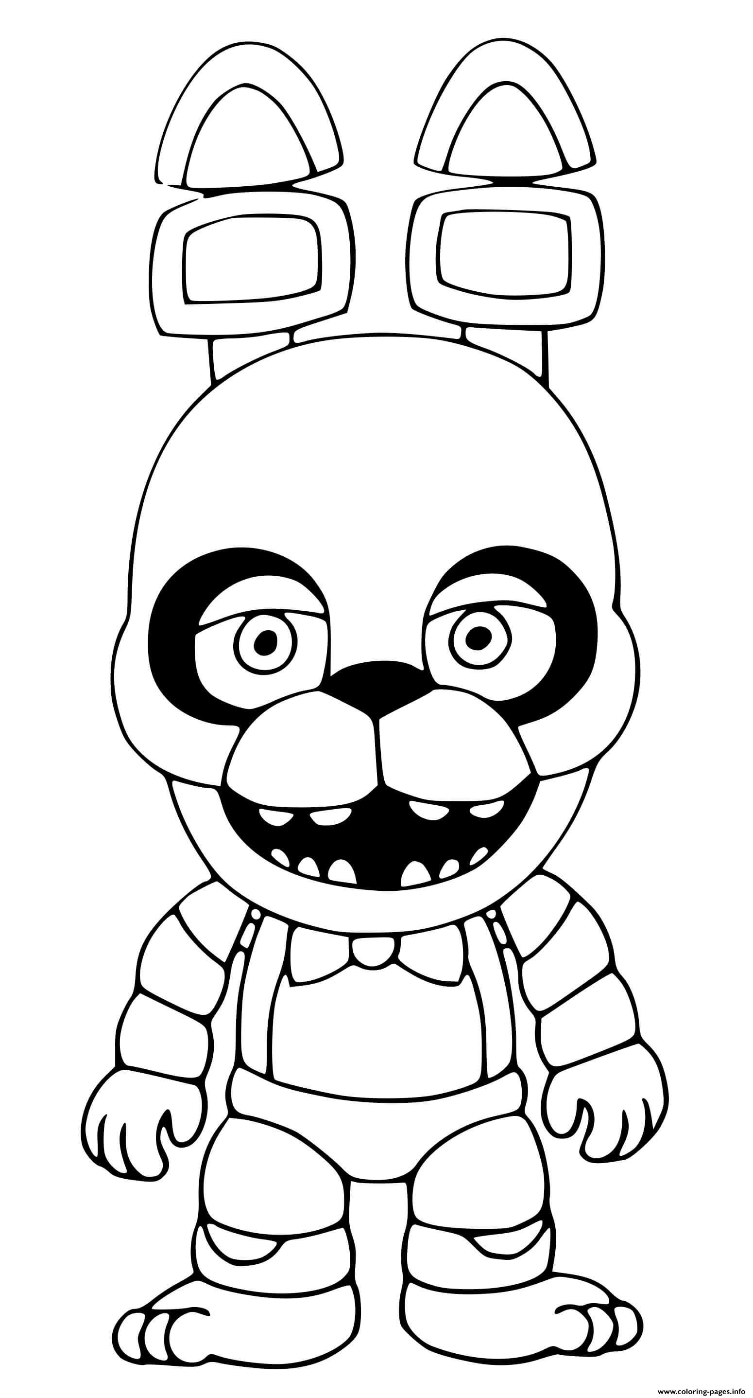 Bonnie coloring page printable