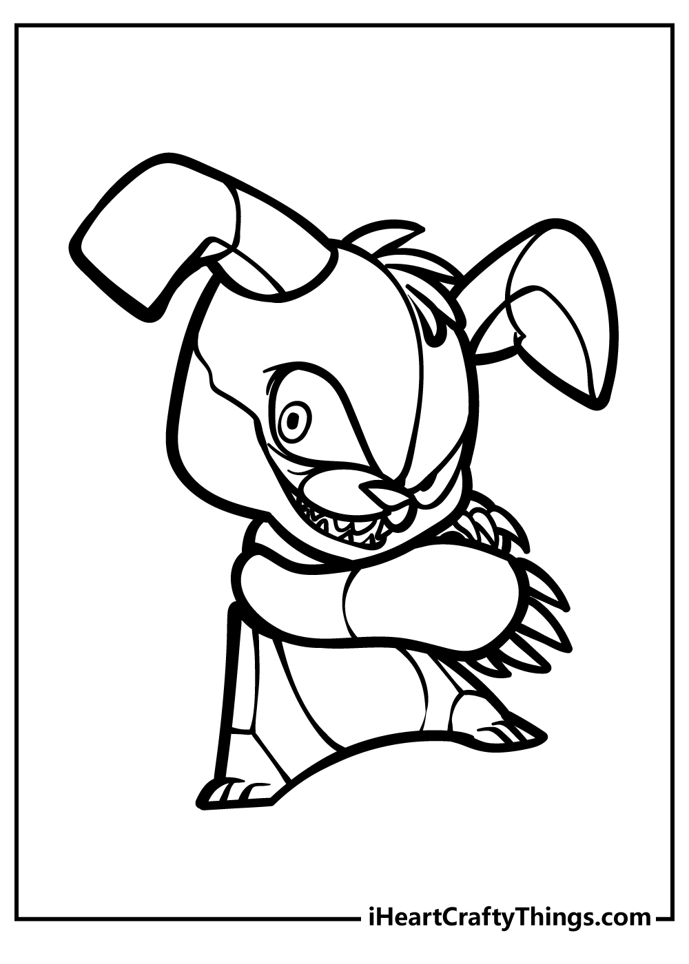 Five nights at freddys coloring pages free printables