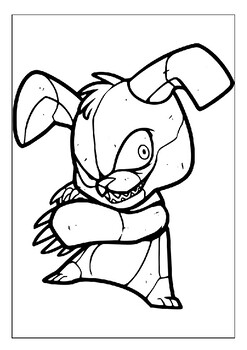 Dive into the world of five nights at freddys with our printable coloring pages