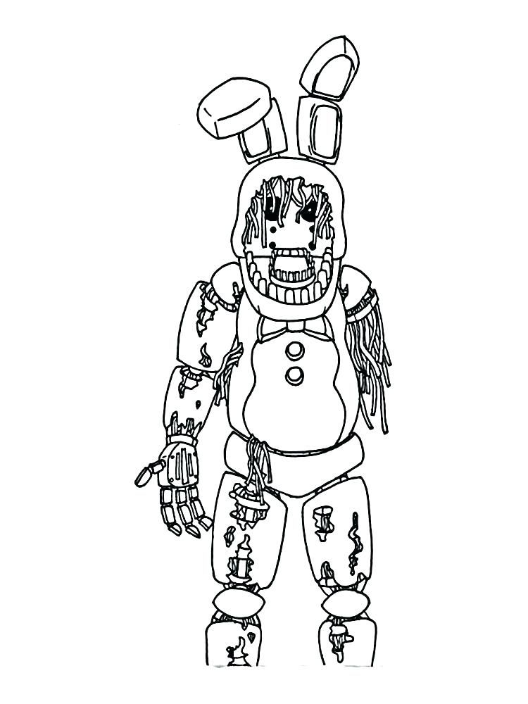 Various five nights at freddys coloring pages pdf to your kids