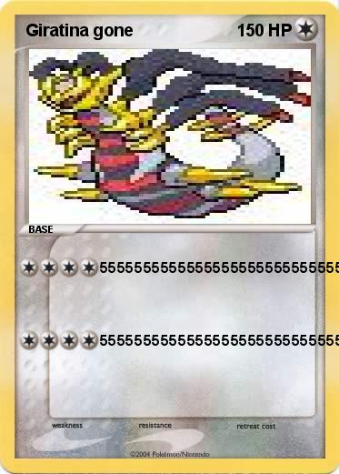 Pokemon giratina gone