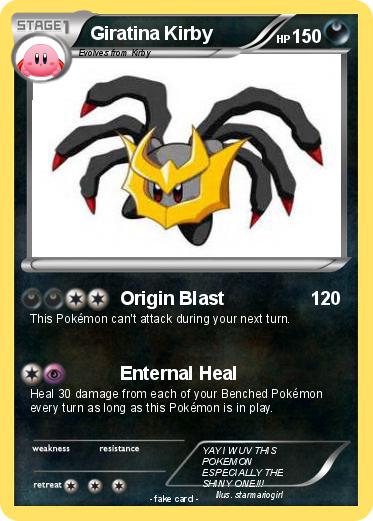 Pokemon giratina kirby