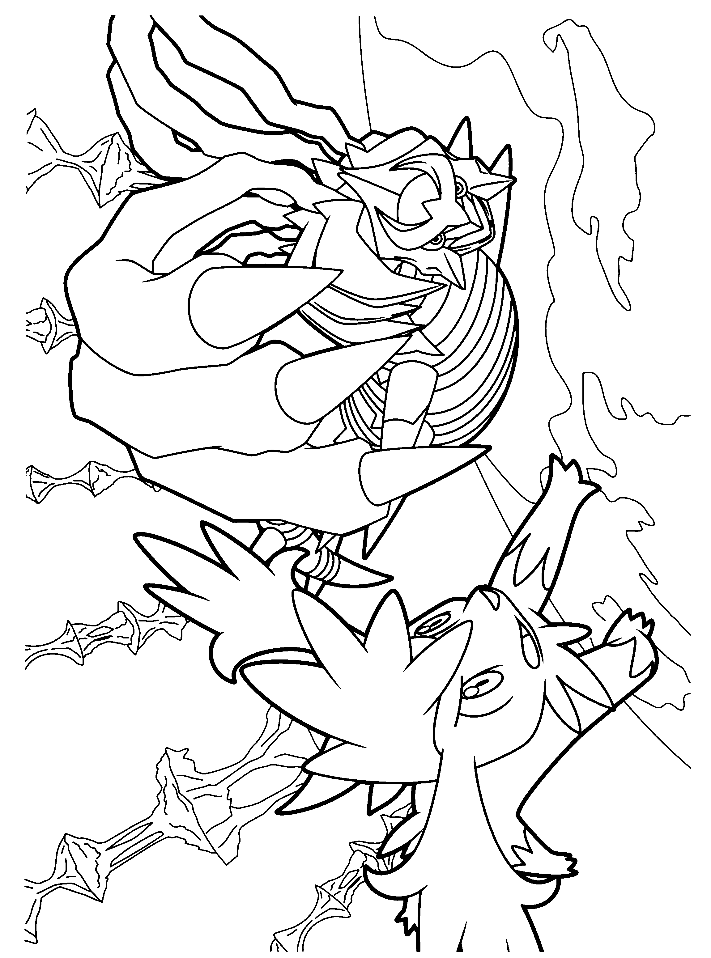 Giratina coloring pages free printable giratina coloring sheets