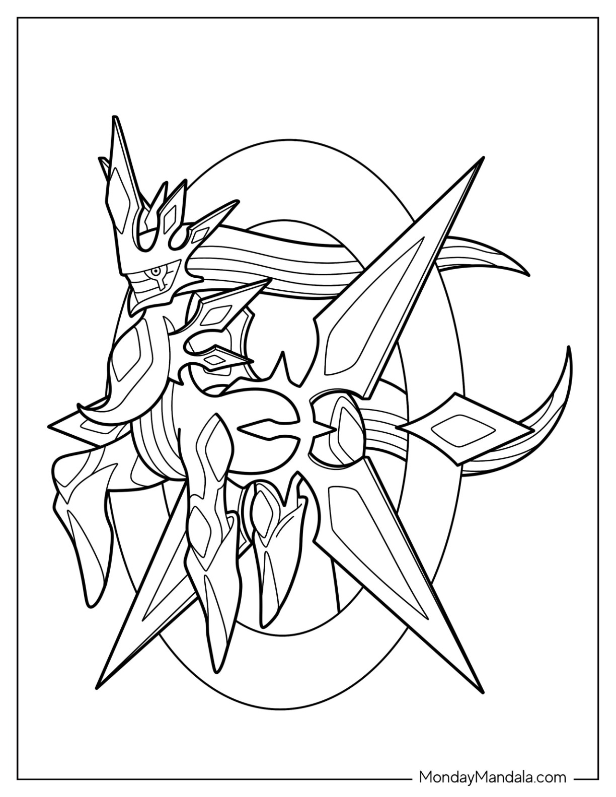 Arceus coloring pages free pdf printables