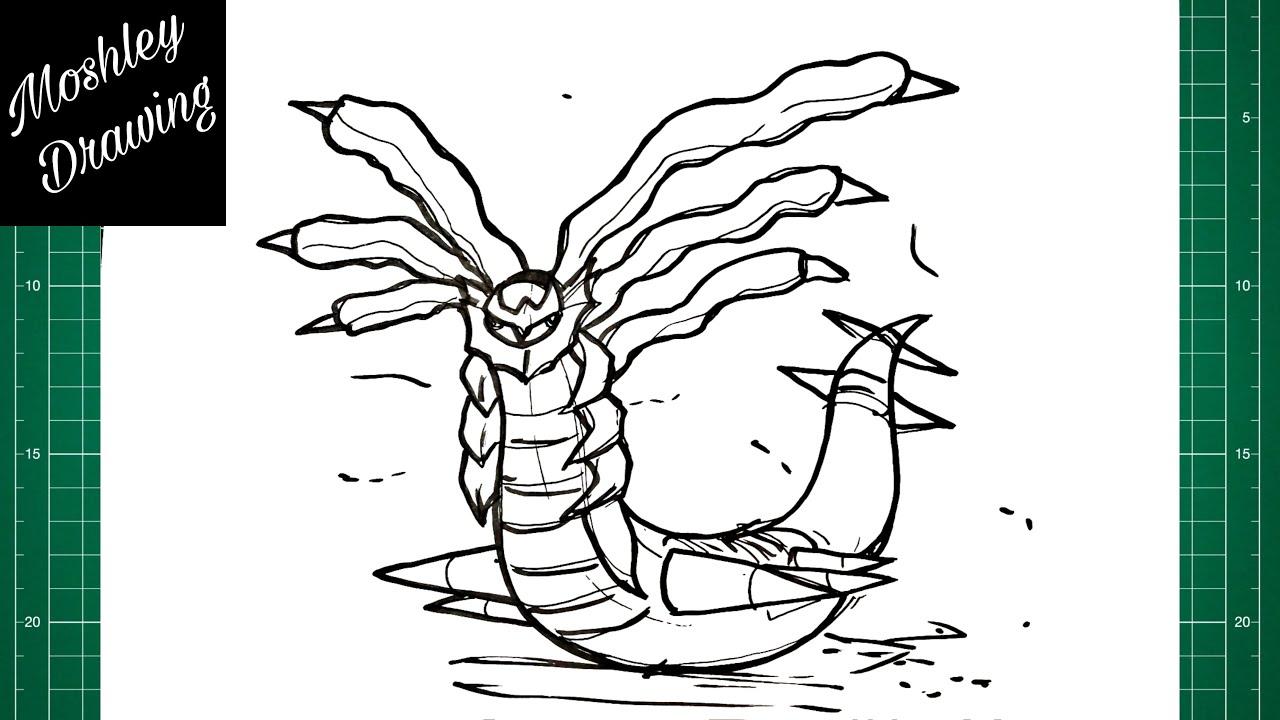 How to draw giratina