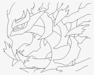 Giratina coloring page