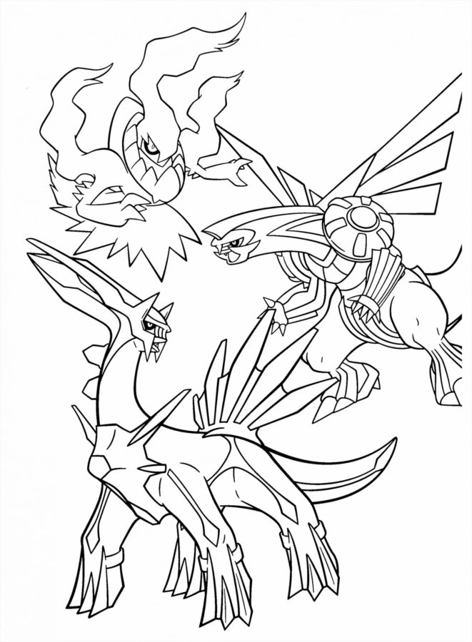 Legendary pokãmon coloring pages