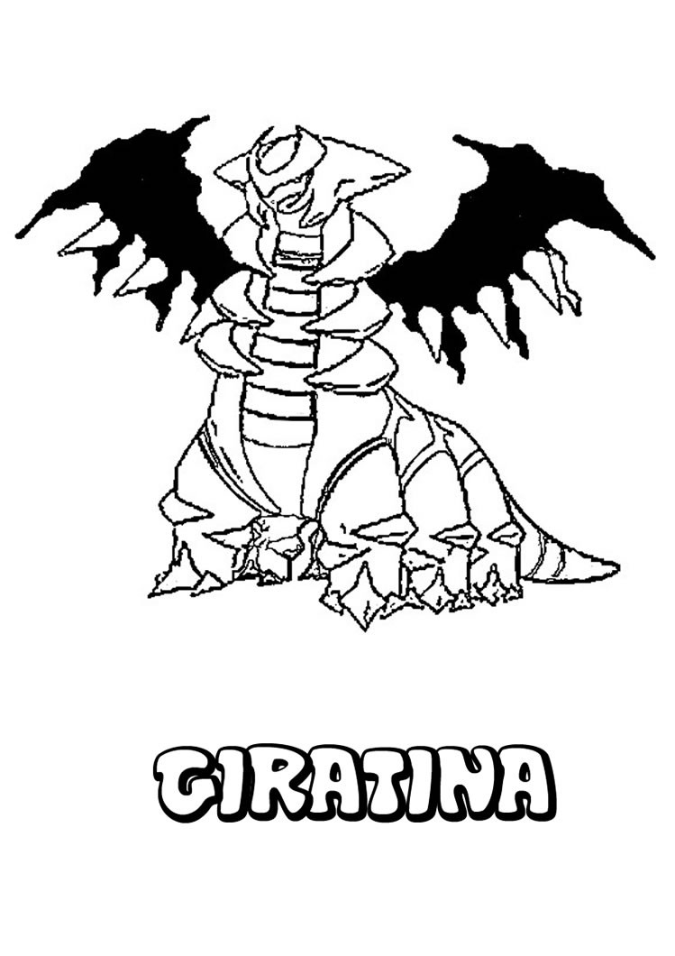 Giratina coloring pages