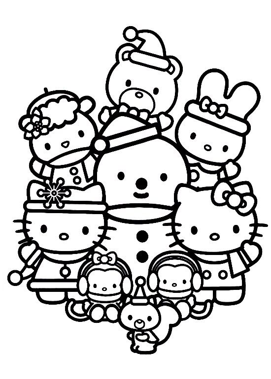 Free printable hello kitty coloring pages for kids íëíí êììêµ ìì ëì ìëì ìì êµë