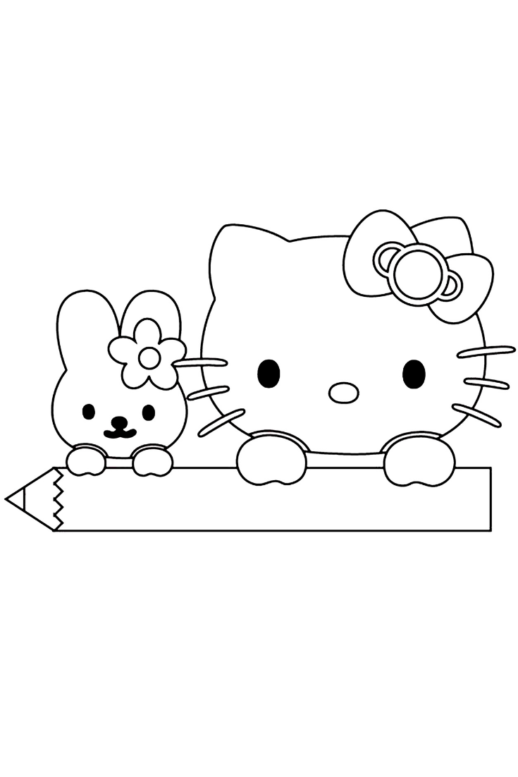 Hello kitty coloring pages for kids hello kitty colouring pages hello kitty coloring cute coloring pages