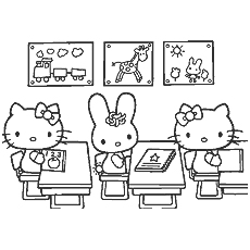 Top free printable hello kitty coloring pages online