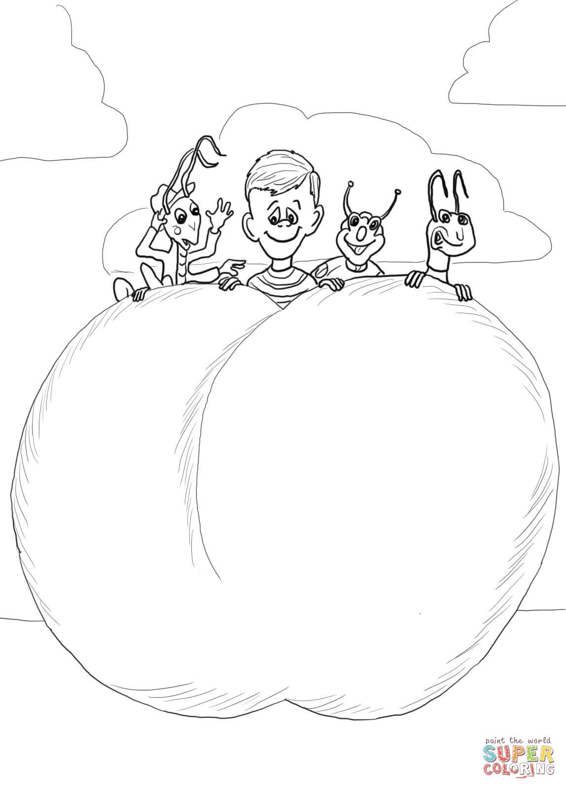 James and the giant peach characters super coloring the giant peach super coloring pages james and giant peach