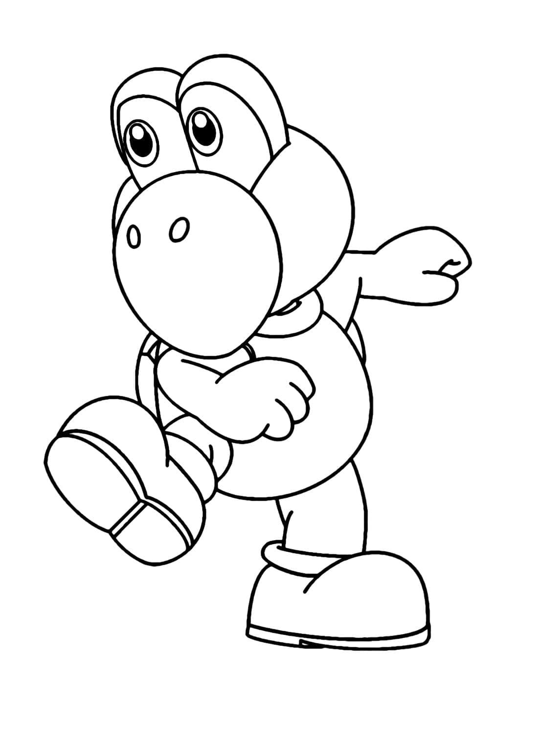 Koopa troopa from mario coloring page