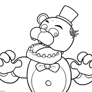 Five nights at freddys fnaf coloring pages printable for free download