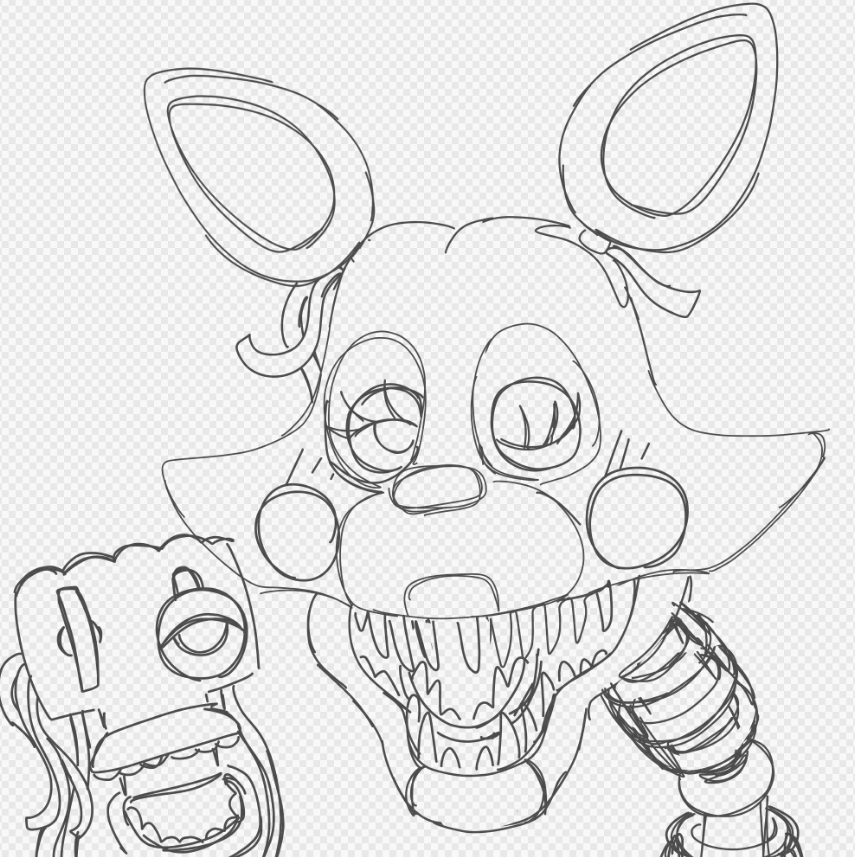 Mangle for an art trade with usketchygirl rfivenightsatfreddys