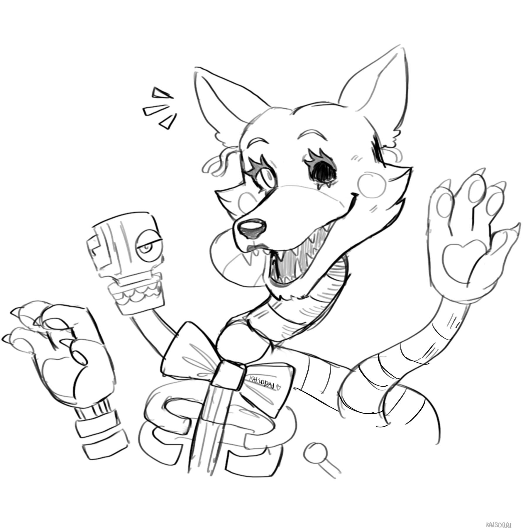 Kai ðð check pinned on x happy birthday fnaf heres a repost of mangle httpstcoifnzjzqv x