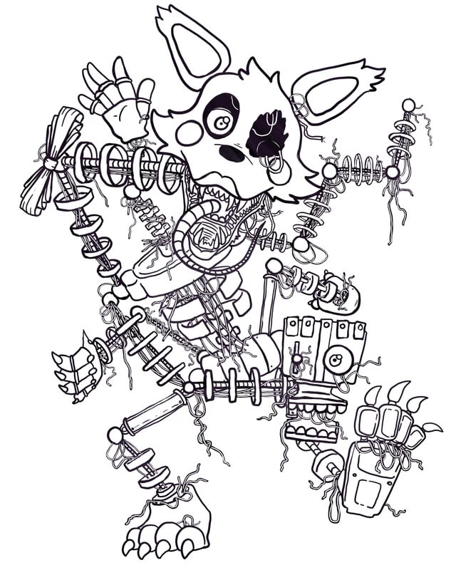 Mangle drawing rfivenightsatfreddys