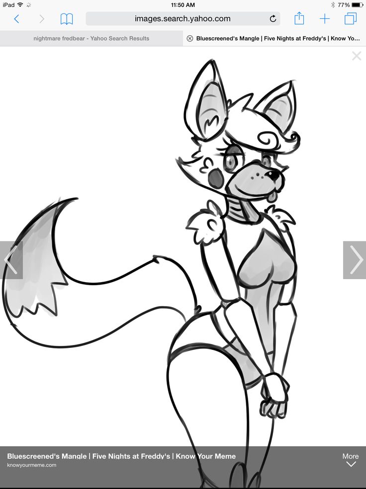 Hi mangle fnaf coloring pages coloring pages fnaf drawings