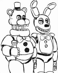 Free printable fnaf coloring pages