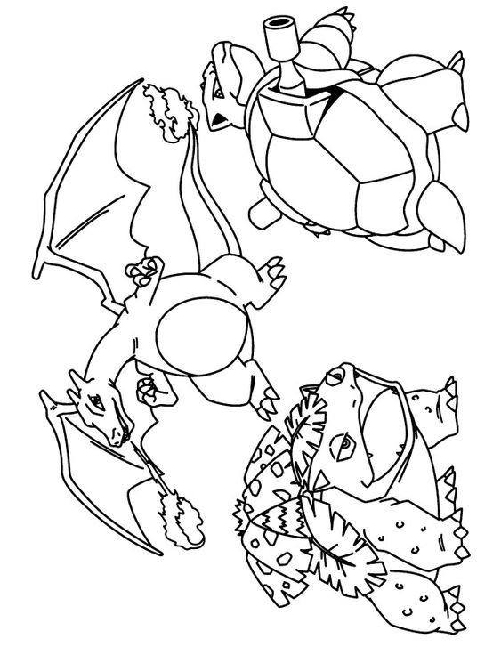 Beautiful picture of blastoise coloring page